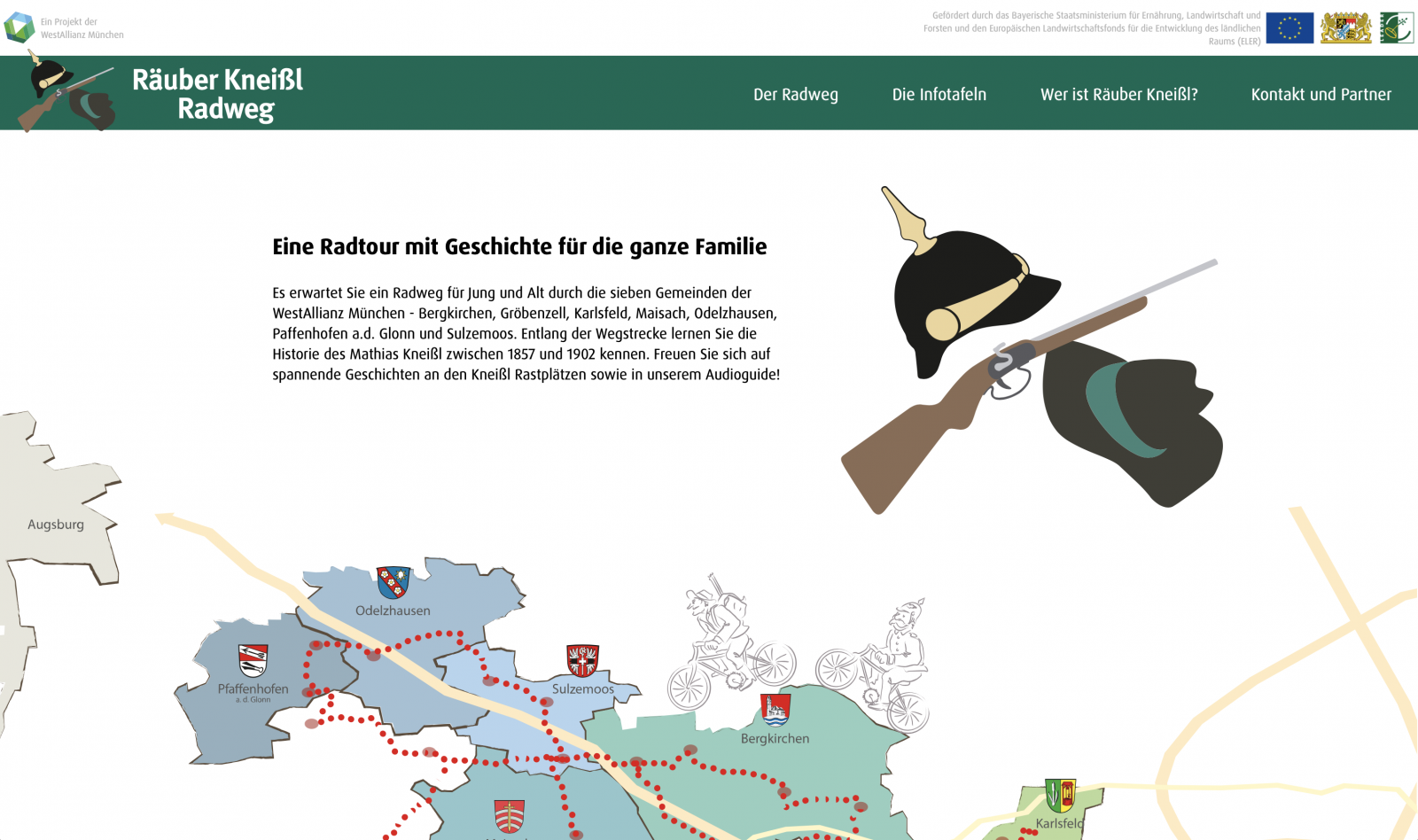 Website Bild Räuber Kneißl Radweg